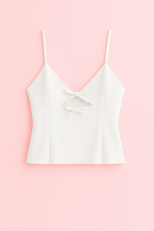 Top "Lina" à nœuds délicats